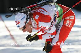 23.01.2010, Antholz, Italy (ITA): Kauri Koiv (EST), Fischer, Rottefella, Leki - IBU world cup biathlon, sprint men, Antholz (ITA). www.nordicfocus.com. © Manzoni/NordicFocus. Every downloaded picture is fee-liable.
