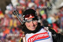22.01.2010, Antholz, Italy (ITA): Andrea Henkel (GER), Atomic, Exel, adidas, Toko - IBU world cup biathlon, sprint women, Antholz (ITA). www.nordicfocus.com. © Manzoni/NordicFocus. Every downloaded picture is fee-liable.