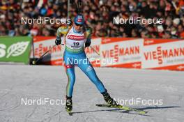 22.01.2010, Antholz, Italy (ITA): Olena Pidhrushna (UKR), Fischer, Rottefella - IBU world cup biathlon, sprint women, Antholz (ITA). www.nordicfocus.com. © Manzoni/NordicFocus. Every downloaded picture is fee-liable.