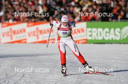 22.01.2010, Antholz, Italy (ITA): Elisabeth Juudas (EST), Atomic - IBU world cup biathlon, sprint women, Antholz (ITA). www.nordicfocus.com. © Manzoni/NordicFocus. Every downloaded picture is fee-liable.