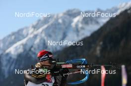 22.01.2010, Antholz, Italy (ITA): Magdalena Neuner (GER), Fischer, Rottefella, Exel, adidas - IBU world cup biathlon, sprint women, Antholz (ITA). www.nordicfocus.com. © Manzoni/NordicFocus. Every downloaded picture is fee-liable.