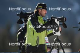 22.01.2010, Antholz, Italy (ITA): Tomas Kos (SLO), headcoach women team Slovenia  - IBU world cup biathlon, sprint women, Antholz (ITA). www.nordicfocus.com. © Manzoni/NordicFocus. Every downloaded picture is fee-liable.