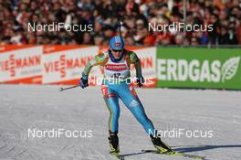 22.01.2010, Antholz, Italy (ITA): Oksana Yakovleva (UKR) - IBU world cup biathlon, sprint women, Antholz (ITA). www.nordicfocus.com. © Manzoni/NordicFocus. Every downloaded picture is fee-liable.