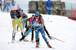 21.03.2010, Holmenkollen, Norway (NOR): Anna Carin Olofsson-Zidek (SWE), Madshus, Rottefella, Alpina, Leki, adidas - IBU world cup biathlon, mass women, Holmenkollen (NOR). www.nordicfocus.com. © Manzoni/NordicFocus. Every downloaded picture is fee-liable.