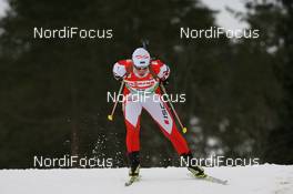 20.03.2010, Holmenkollen, Norway (NOR): Kadri Lehtla (EST), Fischer, Rottefella, Leki - IBU world cup biathlon, pursuit women, Holmenkollen (NOR). www.nordicfocus.com. © Manzoni/NordicFocus. Every downloaded picture is fee-liable.