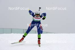 18.03.2010, Holmenkollen, Norway (NOR): Andreja Mali (SLO), Fischer, Rottefella, Alpina, Leki - IBU world cup biathlon, sprint women, Holmenkollen (NOR). www.nordicfocus.com. © Manzoni/NordicFocus. Every downloaded picture is fee-liable.