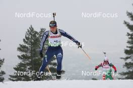 18.03.2010, Holmenkollen, Norway (NOR): Lanny Barnes (USA), Atomic, Exel, adidas - IBU world cup biathlon, sprint women, Holmenkollen (NOR). www.nordicfocus.com. © Manzoni/NordicFocus. Every downloaded picture is fee-liable.