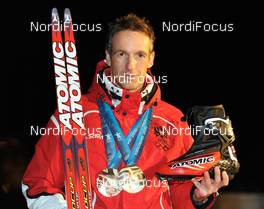 26.02.2010, Whistler, Canada (CAN): Christoph Sumann (AUT), Atomic, Leki  - Olympic Winter Games Vancouver 2010, biathlon, medals, Whistler (CAN). www.nordicfocus.com. © NordicFocus. Every downloaded picture is fee-liable.
