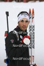 17.03.2010, Whistler, Canada (CAN): Martin Fourcade (FRA), Rossignol, Rottefella, Odlo - Olympic Winter Games Vancouver 2010, biathlon, medals, Whistler (CAN). www.nordicfocus.com. © NordicFocus. Every downloaded picture is fee-liable.