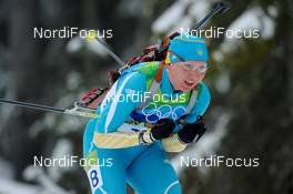 16.02.2010, Whistler, Canada (CAN): Olena Pidhrushna (UKR), Fischer  - Olympic Winter Games Vancouver 2010, biathlon, pursuit women, Whistler (CAN). www.nordicfocus.com. © NordicFocus. Every downloaded picture is fee-liable.