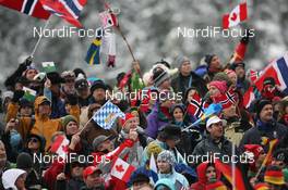 16.02.2010, Whistler, Canada (CAN): Biathlon Feature: Fans - Olympic Winter Games Vancouver 2010, biathlon, pursuit women, Whistler (CAN). www.nordicfocus.com. © NordicFocus. Every downloaded picture is fee-liable.