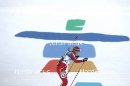 16.02.2010, Whistler, Canada (CAN): Gerda Krumina (LAT), Atomic, Salomon, Swix - Olympic Winter Games Vancouver 2010, biathlon, pursuit women, Whistler (CAN). www.nordicfocus.com. © NordicFocus. Every downloaded picture is fee-liable.