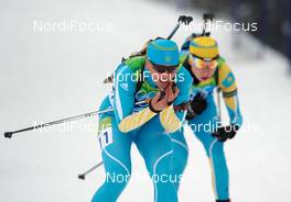 16.02.2010, Whistler, Canada (CAN): Oksana Khvostenko (UKR), Fischer, Salomon  - Olympic Winter Games Vancouver 2010, biathlon, pursuit women, Whistler (CAN). www.nordicfocus.com. © NordicFocus. Every downloaded picture is fee-liable.