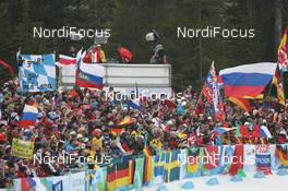 23.02.2010, Whistler, Canada (CAN): Biathlon Feature: Fans - Olympic Winter Games Vancouver 2010, biathlon, relay women, Whistler (CAN). www.nordicfocus.com. © NordicFocus. Every downloaded picture is fee-liable.
