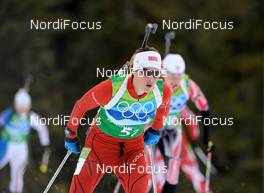 23.02.2010, Whistler, Canada (CAN): Ann Kristin Flatland (NOR), Madshus, Rottefella, Odlo  - Olympic Winter Games Vancouver 2010, biathlon, relay women, Whistler (CAN). www.nordicfocus.com. © NordicFocus. Every downloaded picture is fee-liable.