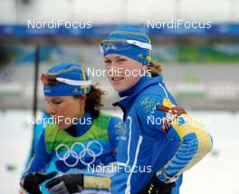 13.02.2010, Whistler, Canada (CAN): Helena Jonsson (SWE), Fischer, Rottefella, Leki, adidas, waiting for zeroing - Olympic Winter Games Vancouver 2010, biathlon, sprint women, Whistler (CAN). www.nordicfocus.com. © NordicFocus. Every downloaded picture is fee-liable.