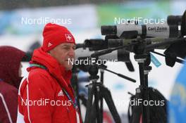 10.02.2010, Whistler, Canada (CAN): Manfred Geyer (GER), headcoach Switzerland - Olympic Winter Games Vancouver 2010, biathlon, training, Whistler (CAN). www.nordicfocus.com. © NordicFocus. Every downloaded picture is fee-liable.