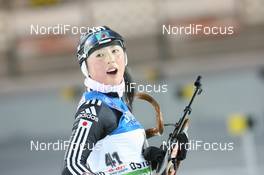01.12.2010, Oestersund, Sweden (SWE): Fuyuko Suzuki (JPN) - IBU world cup biathlon, individual women, Oestersund (SWE). www.nordicfocus.com. © Manzoni/NordicFocus. Every downloaded picture is fee-liable.