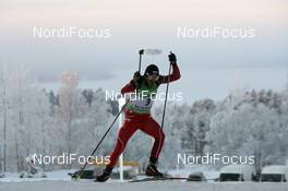 04.12.2010, Oestersund, Sweden (SWE): Ilmars Bricis (LAT), Madshus, Rottefella - IBU world cup biathlon, sprint men, Oestersund (SWE). www.nordicfocus.com. © Manzoni/NordicFocus. Every downloaded picture is fee-liable.