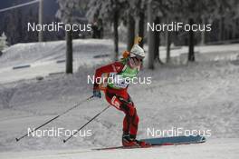 04.12.2010, Oestersund, Sweden (SWE): Ole Einar Bjoerndalen (NOR), Madshus, Rottefella, Odlo - IBU world cup biathlon, sprint men, Oestersund (SWE). www.nordicfocus.com. © Manzoni/NordicFocus. Every downloaded picture is fee-liable.