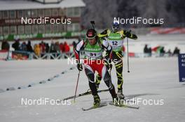 04.12.2010, Oestersund, Sweden (SWE): Daniel Mesotitsch (AUT), Fischer, Rottefella, Leki - IBU world cup biathlon, sprint men, Oestersund (SWE). www.nordicfocus.com. © Manzoni/NordicFocus. Every downloaded picture is fee-liable.