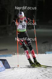 03.12.2010, Oestersund, Sweden (SWE): Tina Bachmann (GER), Fischer, Rottefella, Swix, adidas  - IBU world cup biathlon, sprint women, Oestersund (SWE). www.nordicfocus.com. © Manzoni/NordicFocus. Every downloaded picture is fee-liable.
