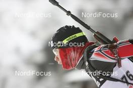 03.12.2010, Oestersund, Sweden (SWE): Megan Imrie (CAN), Salomon, Leki - IBU world cup biathlon, sprint women, Oestersund (SWE). www.nordicfocus.com. © Manzoni/NordicFocus. Every downloaded picture is fee-liable.