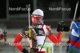 03.12.2010, Oestersund, Sweden (SWE): Darya Domracheva (BLR), Fischer, Rottefella, Swix - IBU world cup biathlon, sprint women, Oestersund (SWE). www.nordicfocus.com. © Manzoni/NordicFocus. Every downloaded picture is fee-liable.