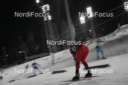 03.12.2010, Oestersund, Sweden (SWE): Gerda Krumina (LAT), Atomic, Salomon, Swix - IBU world cup biathlon, sprint women, Oestersund (SWE). www.nordicfocus.com. © Manzoni/NordicFocus. Every downloaded picture is fee-liable.