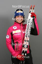 30.11.2010, Oestersund, Sweden (SWE): Sofie Boilley (FRA), Rossignol, Rottefella, OneWay - IBU world cup biathlon, training, Oestersund (SWE). www.nordicfocus.com. © Manzoni/NordicFocus. Every downloaded picture is fee-liable.