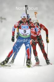 11.12.2010, Hochfilzen, Austria (AUT): Evgeny Ustyugov (RUS), Fischer, Rottefella, Swix, adidas - IBU world cup biathlon, pursuit men, Hochfilzen (AUT). www.nordicfocus.com. © Manzoni/NordicFocus. Every downloaded picture is fee-liable.