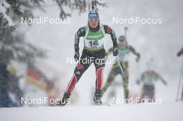 12.12.2010, Hochfilzen, Austria (AUT): Kathrin Hitzer (GER), Madshus, Rottefella, Swix, adidas - IBU world cup biathlon, pursuit women, Hochfilzen (AUT). www.nordicfocus.com. © Manzoni/NordicFocus. Every downloaded picture is fee-liable.