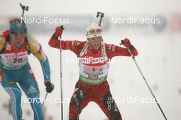 12.12.2010, Hochfilzen, Austria (AUT): Alexander Os (NOR), Fischer, Rottefella, Swix, Odlo - IBU world cup biathlon, relay men, Hochfilzen (AUT). www.nordicfocus.com. © Manzoni/NordicFocus. Every downloaded picture is fee-liable.