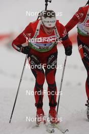 12.12.2010, Hochfilzen, Austria (AUT): Tarjei Boe (NOR), Fischer, Rottefella, Swix, ODLO - IBU world cup biathlon, relay men, Hochfilzen (AUT). www.nordicfocus.com. © Manzoni/NordicFocus. Every downloaded picture is fee-liable.