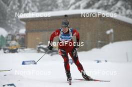 11.12.2010, Hochfilzen, Austria (AUT): Synnoeve Solemdal (NOR), Madshus, Rottefella, Swix, ODLO - IBU world cup biathlon, relay women, Hochfilzen (AUT). www.nordicfocus.com. © Manzoni/NordicFocus. Every downloaded picture is fee-liable.