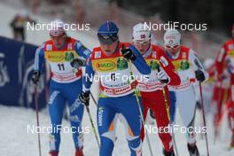 02.01.2010, Oberhof, Germany (GER): group, in front Aino Kaisa Saarinen (FIN), Rossignol, Rottefella, One Way  - FIS world cup cross-country, tour de ski, 10km women handicap start, Oberhof (GER). www.nordicfocus.com. © Hemmersbach/NordicFocus. Every downloaded picture is fee-liable.