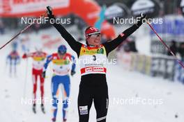 02.01.2010, Oberhof, Germany (GER): todays winner Justyna Kowalczyk (POL), Fischer, Salomon, Swix  - FIS world cup cross-country, tour de ski, 10km women handicap start, Oberhof (GER). www.nordicfocus.com. © Hemmersbach/NordicFocus. Every downloaded picture is fee-liable.