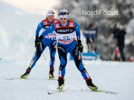 10.01.2010, Val di Fiemme, Italy (ITA): Emilie Vina (FRA), Fischer, Rottefella, Odlo  - FIS world cup cross-country, tour de ski, final climb women, Val di Fiemme (ITA). www.nordicfocus.com. © Felgenhauer/NordicFocus. Every downloaded picture is fee-liable.