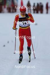16.01.2010, Otepaeae, Estland (EST): Wenlong Xu (CHN), Fischer, Adidas, Salomon - FIS world cup cross-country, 15km men, Otepaeae (EST). www.nordicfocus.com. © Hemmersbach/NordicFocus. Every downloaded picture is fee-liable.