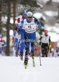 06.03.2010, Lahti, Finland (FIN): Maurice Manificat (FRA), Fischer - FIS world cup cross-country, pursuit men, Lahti (FIN). www.nordicfocus.com. © Laiho/NordicFocus. Every downloaded picture is fee-liable.