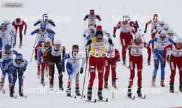 06.03.2010, Lahti, Finland (FIN): mass start, Justyna Kowalczyk (POL) leading - FIS world cup cross-country, pursuit women, Lahti (FIN). www.nordicfocus.com. © Laiho/NordicFocus. Every downloaded picture is fee-liable.