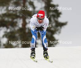13.03.2010, Holmenkollen, Norway (NOR): Jaak Mae (EST), Fischer, Rottefella, Swix  - FIS world cup cross-country, 50km men, Holmenkollen (NOR). www.nordicfocus.com. © Hemmersbach/NordicFocus. Every downloaded picture is fee-liable.