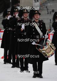 13.03.2010, Holmenkollen, Norway (NOR): Kings Guard Music Corps - FIS world cup cross-country, 50km men, Holmenkollen (NOR). www.nordicfocus.com. © Hemmersbach/NordicFocus. Every downloaded picture is fee-liable.