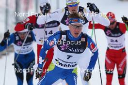 14.03.2010, Holmenkollen, Norway (NOR): group, in front Lasse Paakkonen (FIN), Swix - FIS world cup cross-country, individual sprint, Holmenkollen (NOR). www.nordicfocus.com. © Hemmersbach/NordicFocus. Every downloaded picture is fee-liable.