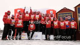19.03.2010, Falun, Sweden (SWE): Team Norway, winner of overall team world cup - FIS world cup cross-country, cups, Falun (SWE). www.nordicfocus.com. Â© Felgenhauer/NordicFocus. Every downloaded picture is fee-liable.