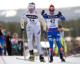 20.03.2010, Falun, Sweden (SWE): Magdalena Pajala (SWE), Fischer, Swix, Rottefella  - FIS world cup cross-country, pursuit women, Falun (SWE). www.nordicfocus.com. Â© Felgenhauer/NordicFocus. Every downloaded picture is fee-liable.