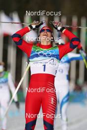 17.02.2010, Whistler, Canada (CAN): todays winner Marit Bjoergen (NOR), Fischer, Rottefella, Swix  - Olympic Winter Games Vancouver 2010, cross-country, individual sprint, Whistler (CAN). www.nordicfocus.com. © NordicFocus. Every downloaded picture is fee-liable.