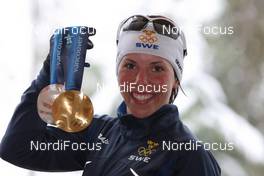 26.02.2010, Whistler, Canada (CAN): Charlotte Kalla (SWE), Fischer, Salomon, Swix, Craft  - Olympic Winter Games Vancouver 2010, cross-country, medals, Whistler (CAN). www.nordicfocus.com. © NordicFocus. Every downloaded picture is fee-liable.