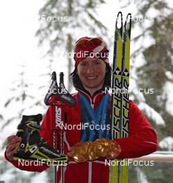 26.02.2010, Whistler, Canada (CAN): Marit Bjoergen (NOR), Fischer, Rottefella, Swix  - Olympic Winter Games Vancouver 2010, cross-country, medals, Whistler (CAN). www.nordicfocus.com. © NordicFocus. Every downloaded picture is fee-liable.