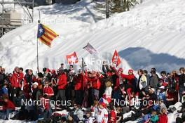20.02.2010, Whistler, Canada (CAN): Cross-Country Feature: Swiss Fans in Whistler - Olympic Winter Games Vancouver 2010, cross-country, pursuit men, Whistler (CAN). www.nordicfocus.com. © NordicFocus. Every downloaded picture is fee-liable.